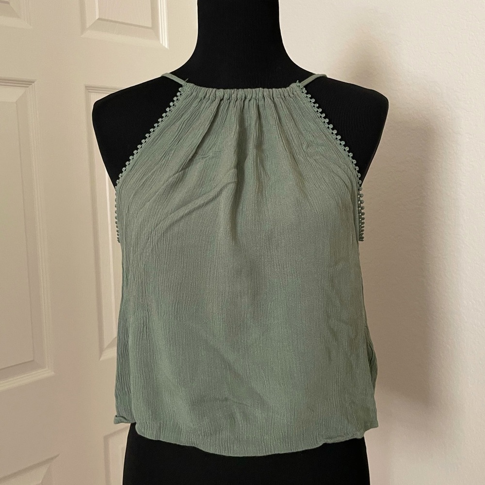 H&M DIVIDED Halter Neck Top with Detail Trim, Size 6